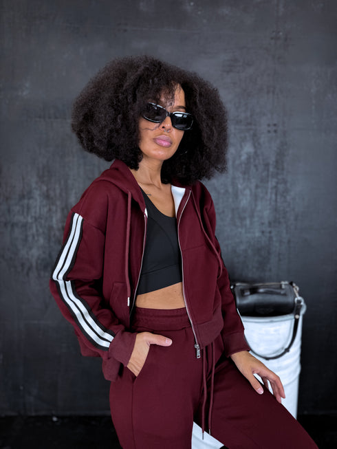 LUX komplekts "SHY GIRL " - BORDO